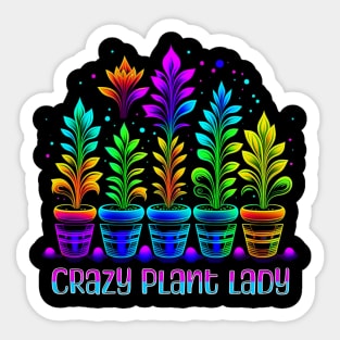 Crazy Plant Lady Sticker